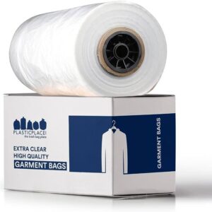 Clear Polythene Garment Covers (21″ x 7″ x 40″)