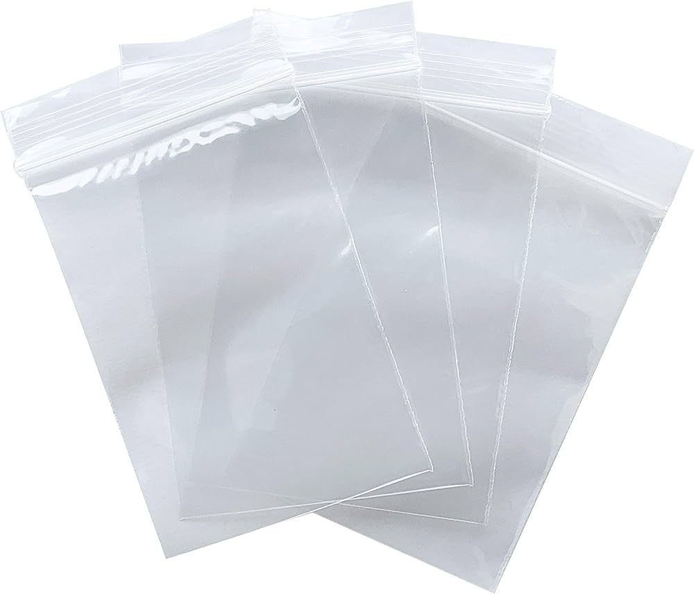 Clear Resealable Poly Bags (2″ x 3″)