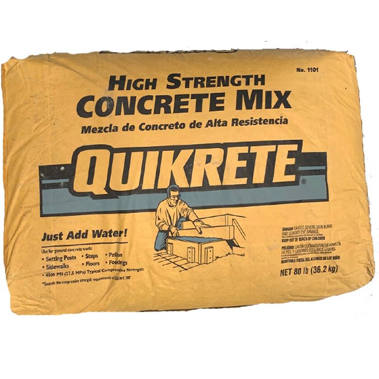 Concrete Mix – High Strength (80 lb bags)
