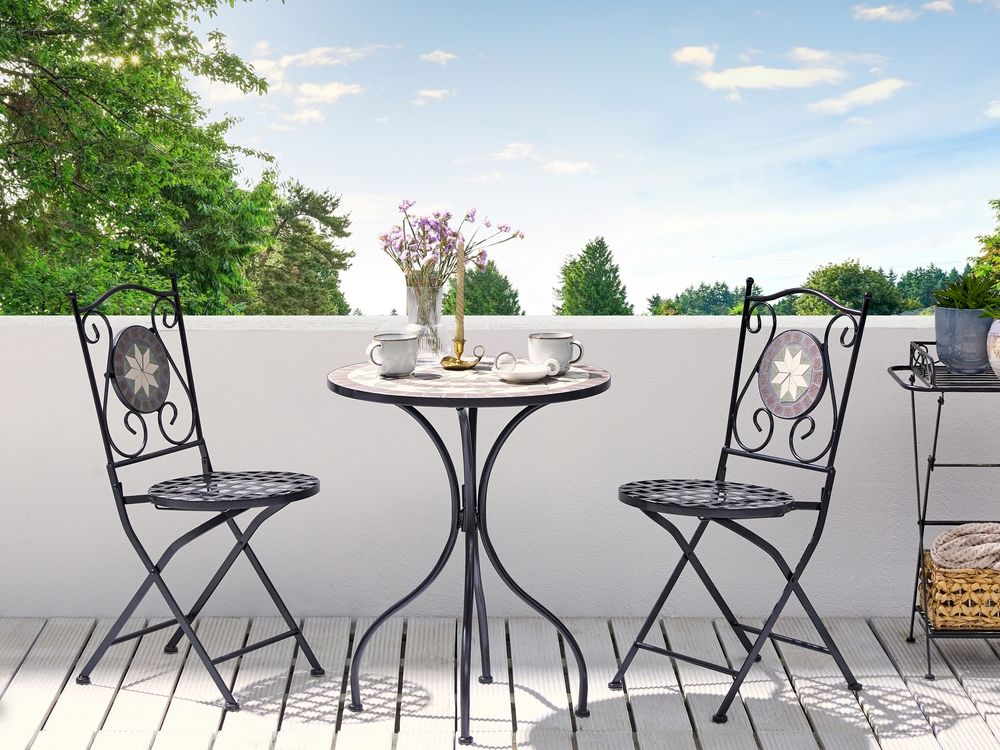 Outdoor Bistro Set (Type: Steel) Outdoor Bistro Set (Type: Steel)