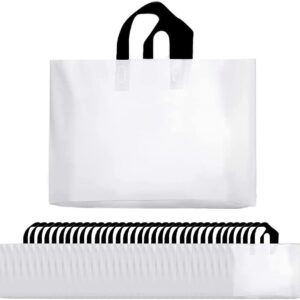 Plastic Shopping Bags with Handles (12″ x 16″)