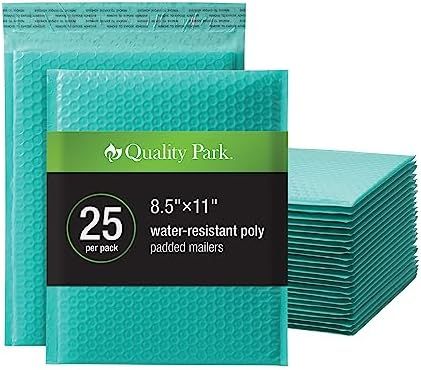 Poly Bubble Mailers (8.5″ x 11″):