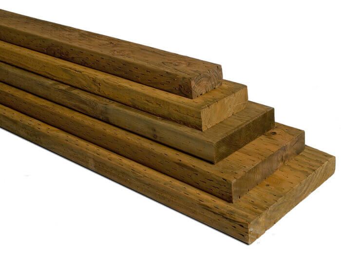 Pressure-Treated Lumber – Pine (Various Sizes)