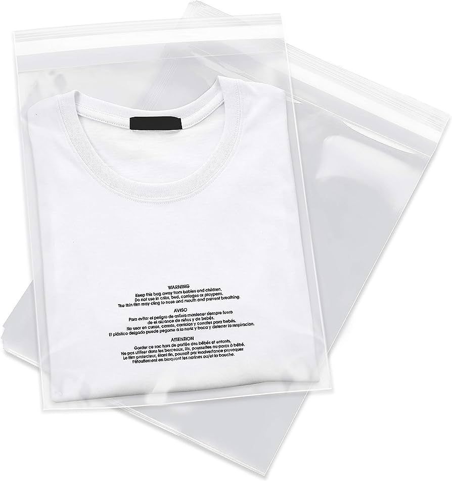 Self-Sealing Suffocation Warning Bags (9″ x 12″)