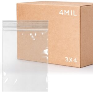 Ziplock Reclosable Bags (3″ x 4″)